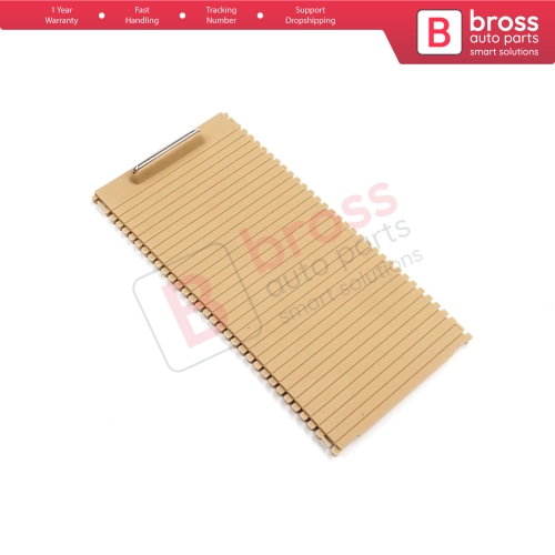 Console Slide Roller Blind Stowage Cover Beige 20468047089051 for Mercedes W204 E W207 W212