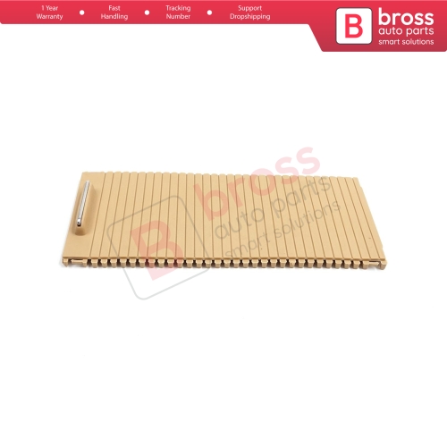 Console Slide Roller Blind Stowage Cover Beige 20468047089051 for Mercedes W204 E W207 W212