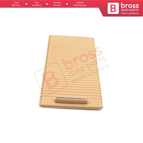 Console Slide Roller Blind Stowage Cover Beige 20468047089051 for Mercedes W204 E W207 W212