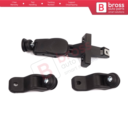 Rear Sliding Window Handle Latch Set 858244 for Fiat Doblo Fiorino Citroen Berlingo Nemo Peugeot Partner Bipper