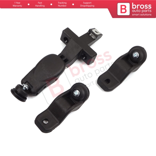 Rear Sliding Window Handle Latch Set 858244 for Fiat Doblo Fiorino Citroen Berlingo Nemo Peugeot Partner Bipper