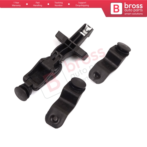 Rear Sliding Window Handle Latch Set 858244 for Fiat Doblo Fiorino Citroen Berlingo Nemo Peugeot Partner Bipper