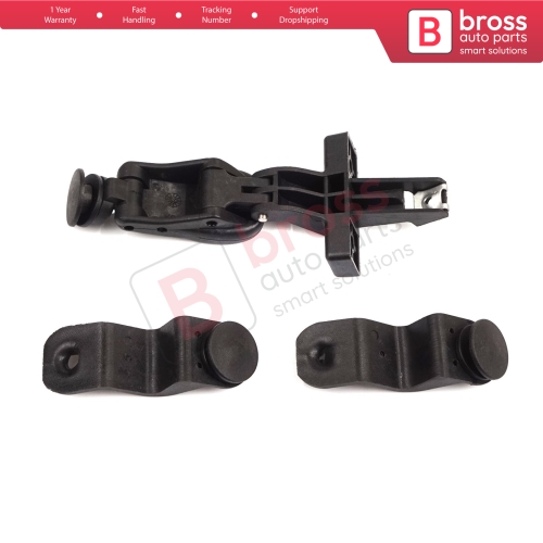 Rear Sliding Window Handle Latch Set 858244 for Fiat Doblo Fiorino Citroen Berlingo Nemo Peugeot Partner Bipper