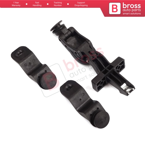 Rear Sliding Window Handle Latch Set 858244 for Fiat Doblo Fiorino Citroen Berlingo Nemo Peugeot Partner Bipper