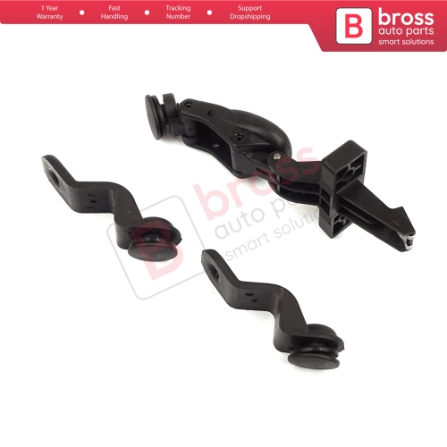 Rear Sliding Window Handle Latch Set 858244 for Fiat Doblo Fiorino Citroen Berlingo Nemo Peugeot Partner Bipper