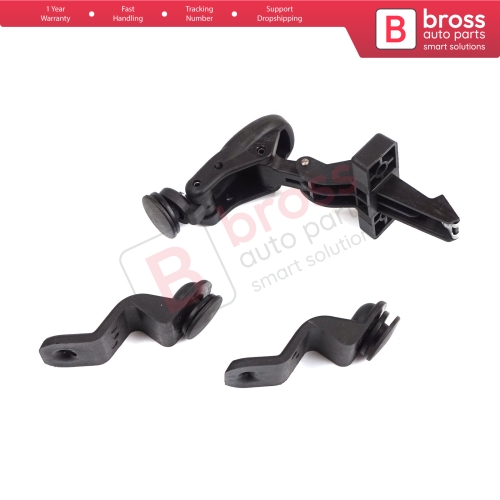 Rear Sliding Window Handle Latch Set 858244 for Fiat Doblo Fiorino Citroen Berlingo Nemo Peugeot Partner Bipper