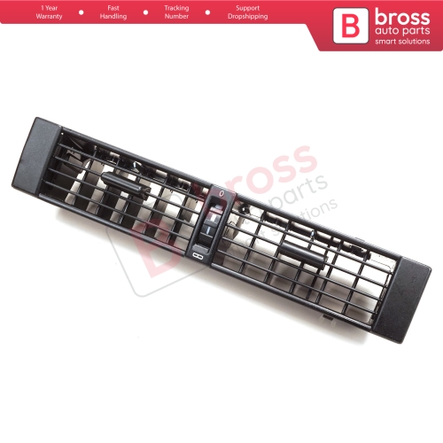 Instrument Panel Center Fresh Air Vent Ventilation Nozzle Grille Metal Frame 1248300754 for Mercedes W124 A124 C124 S124