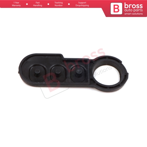 3-Button Remote Control Flip Key Rubber Button Pad Buttons for Fiat Ducato Doblo Punto 500 Bravo Fiorino 71749374