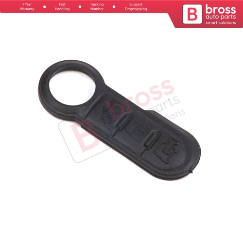 3-Button Remote Control Flip Key Rubber Button Pad Buttons for Citroen Relay Fiat Ducato Peugeot Boxer 71752589