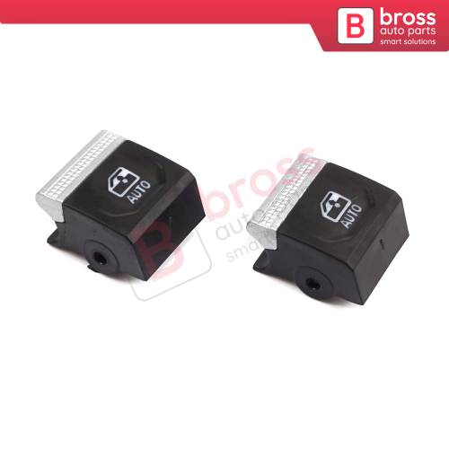 2 Pieces Window Lifter Switch Repair Button Cover for Renault Clio MK5 Captur MK2 5-Doors 254107001R