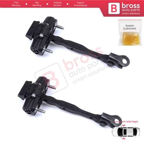 2 Pieces Front Door Hinge Stop Check Strap Limiter for Vauxhall Opel Astra K B16 Crossland X Cruze 2016-2019 Buick Verano 13456270