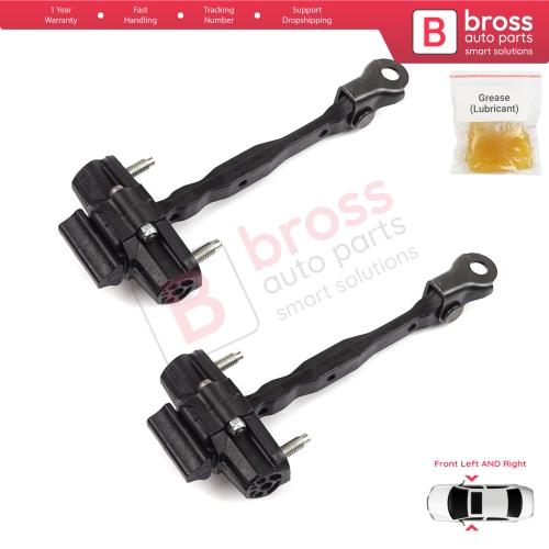2 Pieces Front Door Hinge Stop Check Strap Limiter for Vauxhall Opel Astra K B16 Crossland X Cruze 2016-2019 Buick Verano 13456270