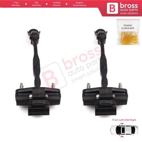 2 Pieces Front Door Hinge Stop Check Strap Limiter for Vauxhall Opel Astra K B16 Crossland X Cruze 2016-2019 Buick Verano 13456270
