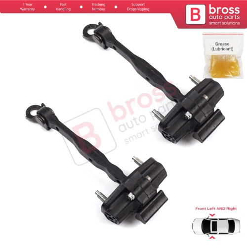2 Pieces Front Door Hinge Stop Check Strap Limiter for Vauxhall Opel Astra K B16 Crossland X Cruze 2016-2019 Buick Verano 13456270