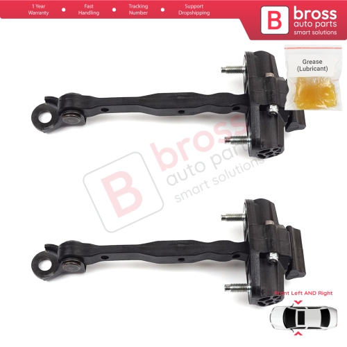 2 Pieces Front Door Hinge Stop Check Strap Limiter for Vauxhall Opel Astra K B16 Crossland X Cruze 2016-2019 Buick Verano 13456270