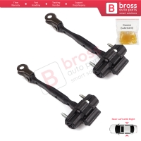 2 Pieces Rear Door Hinge Stop Check Strap Limiter for Vauxhall Opel Astra K B16 Crossland X Cruze 2016-2019 Buick Verano 13456270
