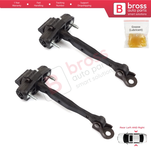 2 Pieces Rear Door Hinge Stop Check Strap Limiter for Vauxhall Opel Astra K B16 Crossland X Cruze 2016-2019 Buick Verano 13456270
