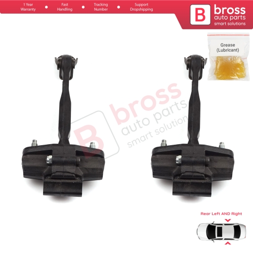 2 Pieces Rear Door Hinge Stop Check Strap Limiter for Vauxhall Opel Astra K B16 Crossland X Cruze 2016-2019 Buick Verano 13456270