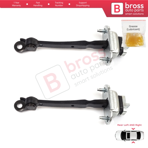 2 Pieces Rear Door Hinge Stop Check Strap Limiter 42467901 for Vauxhall Opel Mokka A J13 Buick Encore MK1 2013-2020