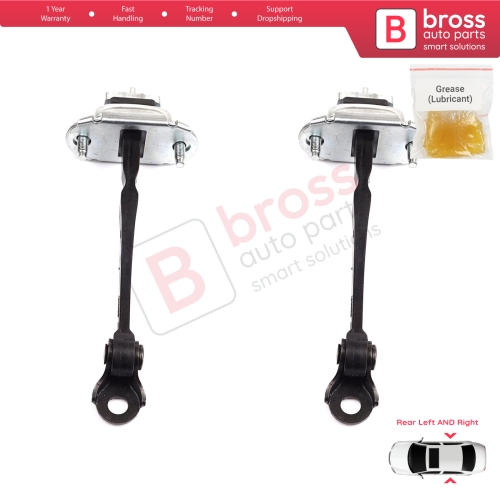 2 Pieces Rear Door Hinge Stop Check Strap Limiter 42467901 for Vauxhall Opel Mokka A J13 Buick Encore MK1 2013-2020