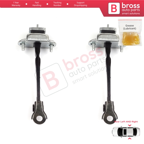 2 Pieces Rear Door Hinge Stop Check Strap Limiter 42467901 for Vauxhall Opel Mokka A J13 Buick Encore MK1 2013-2020