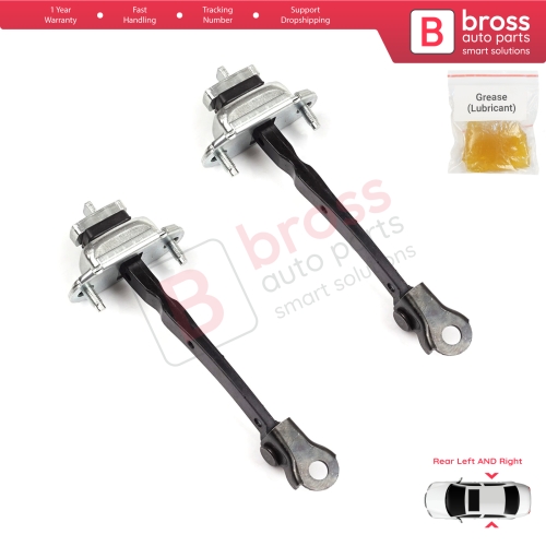 2 Pieces Rear Door Hinge Stop Check Strap Limiter 42467901 for Vauxhall Opel Mokka A J13 Buick Encore MK1 2013-2020
