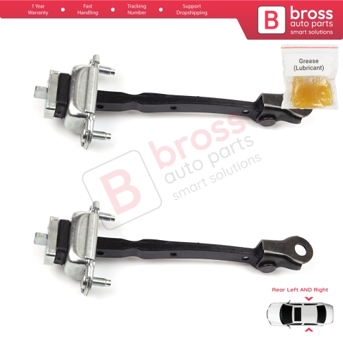 2 Pieces Rear Door Hinge Stop Check Strap Limiter 42467901 for Vauxhall Opel Mokka A J13 Buick Encore MK1 2013-2020