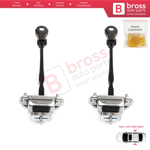 2 Pieces Rear Door Hinge Stop Check Strap Limiter 42467901 for Vauxhall Opel Mokka A J13 Buick Encore MK1 2013-2020