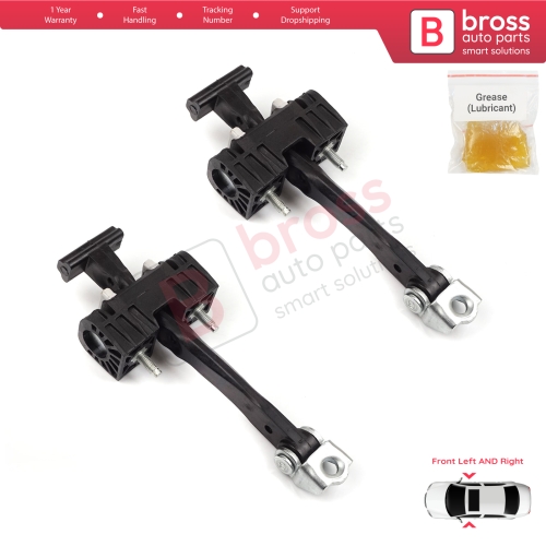 2 Pieces Front Door Hinge Stop Check Strap Limiter for Chevrolet Vauxhall Opel Zafira B Family 2005-2014 13227947