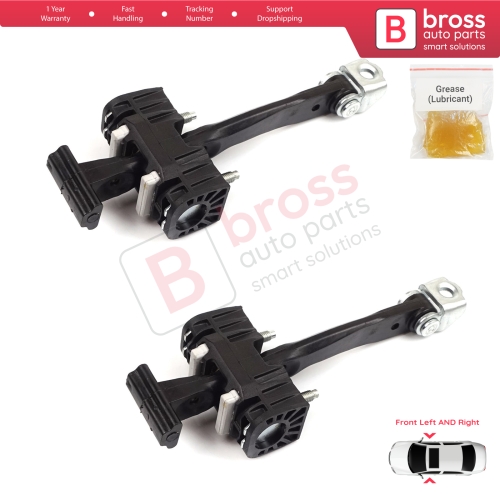 2 Pieces Front Door Hinge Stop Check Strap Limiter for Chevrolet Vauxhall Opel Zafira B Family 2005-2014 13227947