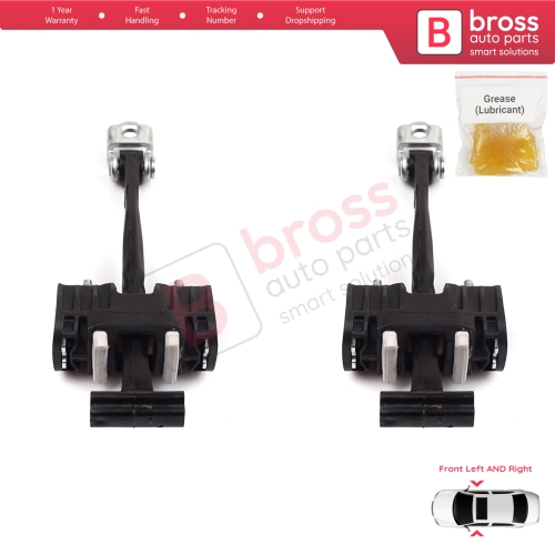 2 Pieces Front Door Hinge Stop Check Strap Limiter for Chevrolet Vauxhall Opel Zafira B Family 2005-2014 13227947