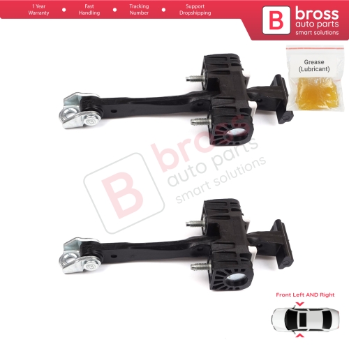 2 Pieces Front Door Hinge Stop Check Strap Limiter for Chevrolet Vauxhall Opel Zafira B Family 2005-2014 13227947