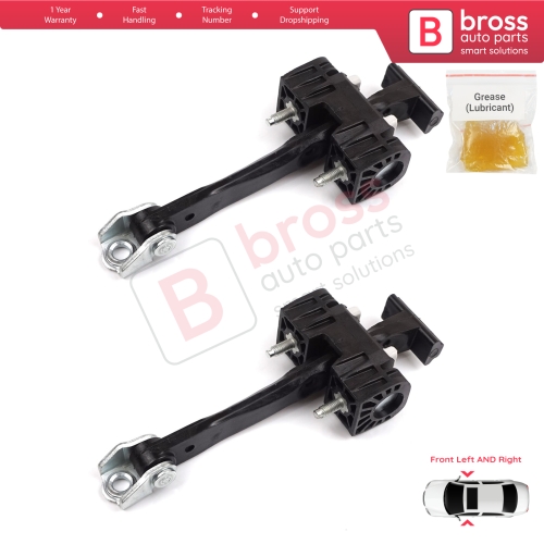 2 Pieces Front Door Hinge Stop Check Strap Limiter for Chevrolet Vauxhall Opel Zafira B Family 2005-2014 13227947