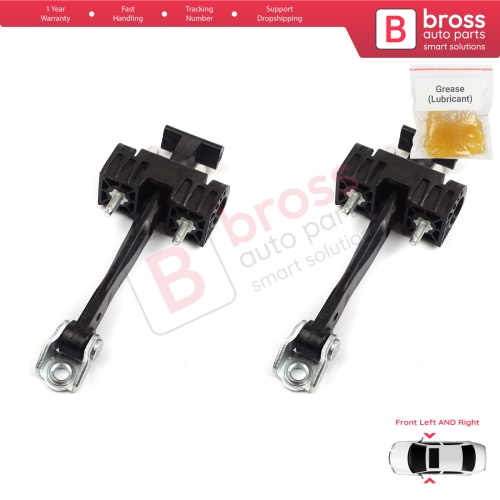 2 Pieces Front Door Hinge Stop Check Strap Limiter for Chevrolet Vauxhall Opel Zafira B Family 2005-2014 13227947
