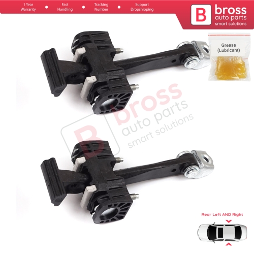 2 Pieces Rear Door Hinge Stop Check Strap Limiter for Chevrolet Vauxhall Opel Zafira B 2005-2014 13214193