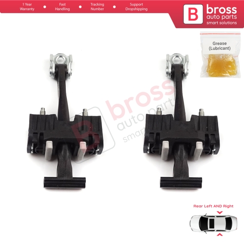 2 Pieces Rear Door Hinge Stop Check Strap Limiter for Chevrolet Vauxhall Opel Zafira B 2005-2014 13214193