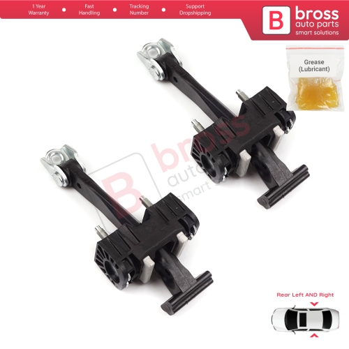 2 Pieces Rear Door Hinge Stop Check Strap Limiter for Chevrolet Vauxhall Opel Zafira B 2005-2014 13214193