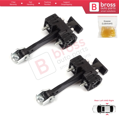 2 Pieces Rear Door Hinge Stop Check Strap Limiter for Chevrolet Vauxhall Opel Zafira B 2005-2014 13214193