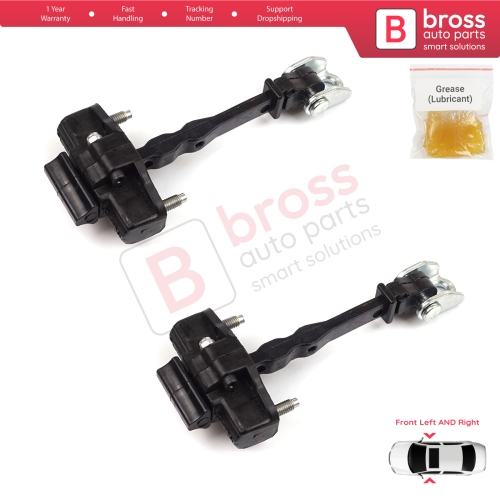 2 Pieces Front Door Hinge Stop Check Strap Limiter for Vauxhall Opel Grandland X	A18 P1UO 2017-On 3551468