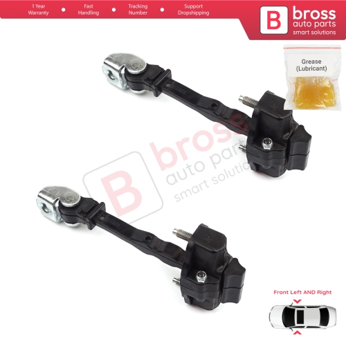 2 Pieces Front Door Hinge Stop Check Strap Limiter for Vauxhall Opel Grandland X	A18 P1UO 2017-On 3551468