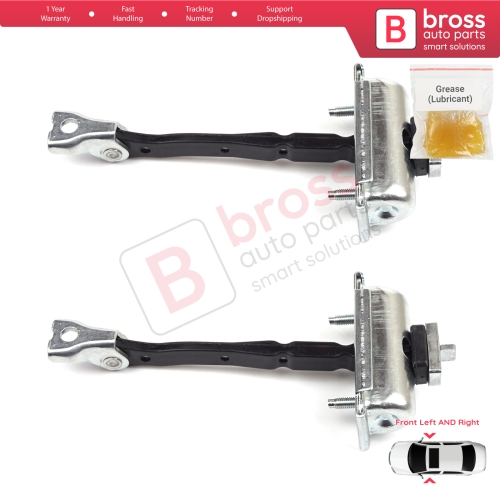 2 Pieces Front Door Hinge Stop Check Strap Limiter for Opel Zafira Tourer C P12 2011-2019 39045010