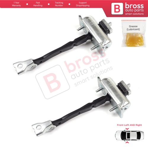2 Pieces Front Door Hinge Stop Check Strap Limiter for Opel Zafira Tourer C P12 2011-2019 39045010