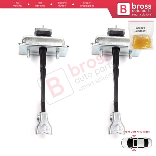 2 Pieces Front Door Hinge Stop Check Strap Limiter for Opel Zafira Tourer C P12 2011-2019 39045010