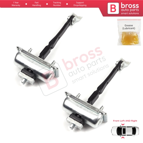 2 Pieces Front Door Hinge Stop Check Strap Limiter for Opel Zafira Tourer C P12 2011-2019 39045010