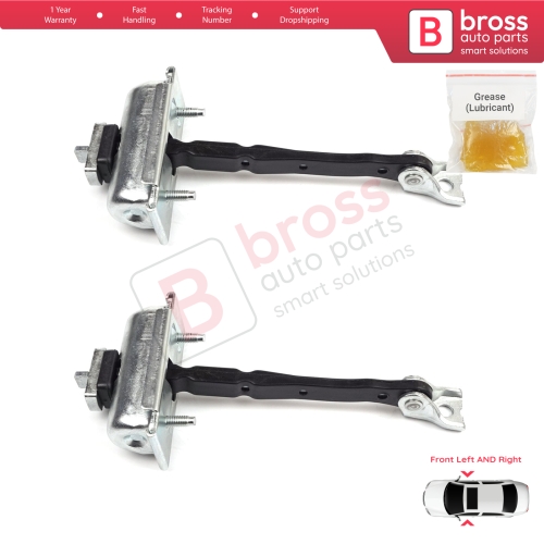 2 Pieces Front Door Hinge Stop Check Strap Limiter for Opel Zafira Tourer C P12 2011-2019 39045010