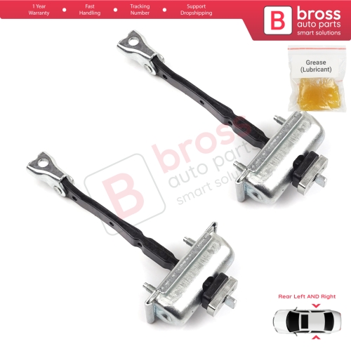 2 Pieces Rear Door Hinge Stop Check Strap Limiter for Opel Zafira Tourer C P12 2011-2019 39045011
