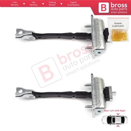 2 Pieces Rear Door Hinge Stop Check Strap Limiter for Opel Zafira Tourer C P12 2011-2019 39045011