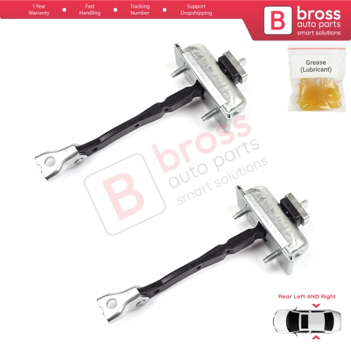 2 Pieces Rear Door Hinge Stop Check Strap Limiter for Opel Zafira Tourer C P12 2011-2019 39045011