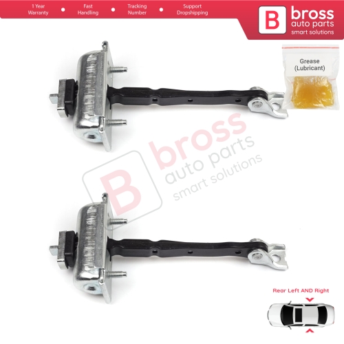 2 Pieces Rear Door Hinge Stop Check Strap Limiter for Opel Zafira Tourer C P12 2011-2019 39045011