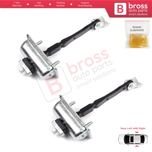 2 Pieces Rear Door Hinge Stop Check Strap Limiter for Opel Zafira Tourer C P12 2011-2019 39045011